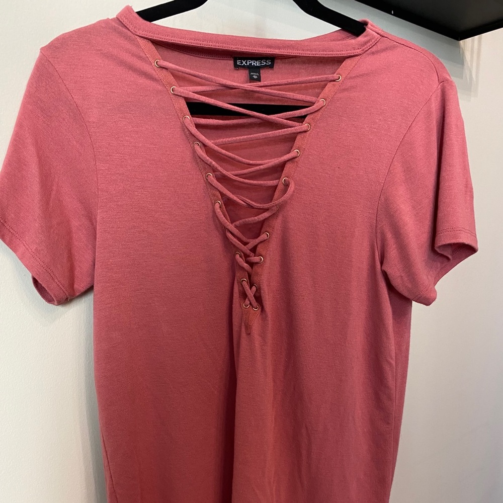 Express Coral Blouse